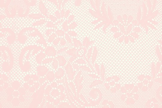 Delicate pink lace pattern