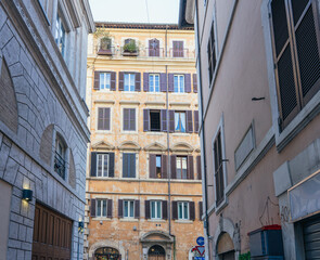 Stare kamienice w Rzymie © Franciszek