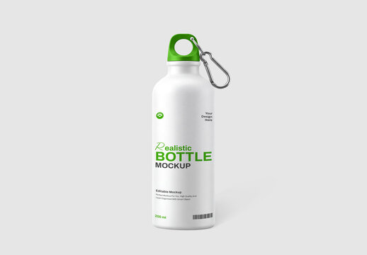 Water Bottle Mockup