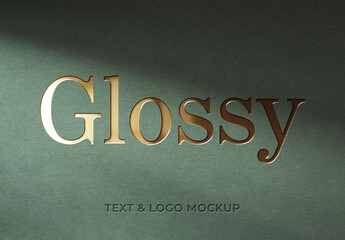 Debossed Paper Text Effect – Cut Out Typography for Logo, Poster & Branding (PSD)