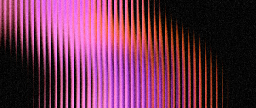 Vibrant pink and purple grainy gradient backdrop featuring ribbed glass texture for wide display banner.