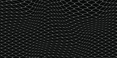 Mesh texture for fishing nets. Seamless pattern for sportswear or soccer goal, volleyball net, basketball hoop, hockey, athletics. modern © fathor
