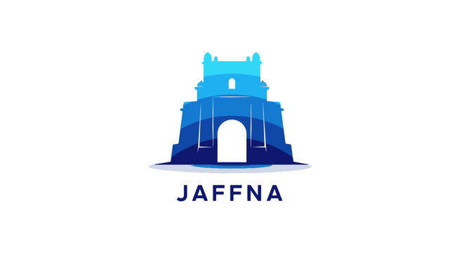 Architectural Illustration of Jaffnas Iconic Landmark in Sri Lanka.