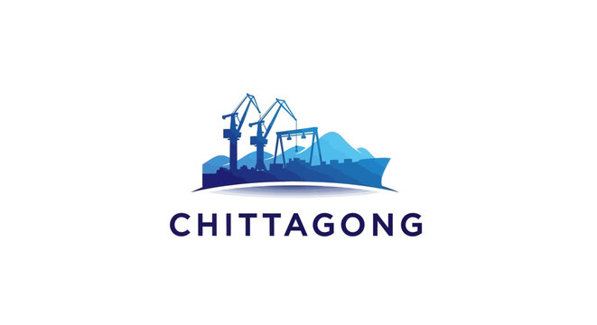Chittagong Port Logo - A Modern Graphic Design Concept.
