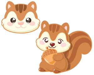 Fototapeta premium Squirrel Illustration