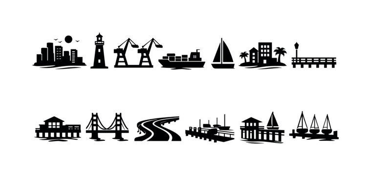 Collection of hand-drawn icons representing photography equipment and accessories