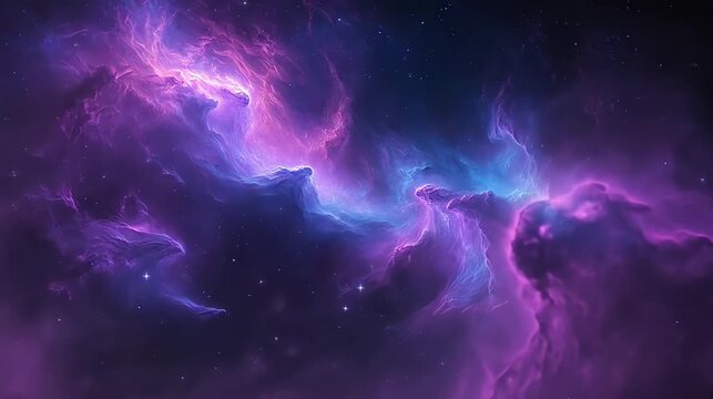 Cosmic nebulae vibrant colors and celestial bodies in deep space