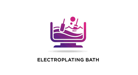 Naklejka premium Electroplating Bath Process - A Detailed Look at the Metal Coating.
