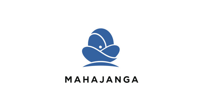 Elegant Blue Logo Design for the Mahajanga Brand Identity.