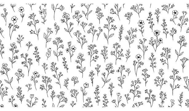 Intricate abstract pattern of interconnected small geometric shapes and lines