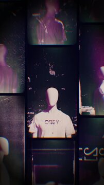 Flickering noisy grunge style film reel effect loop.
