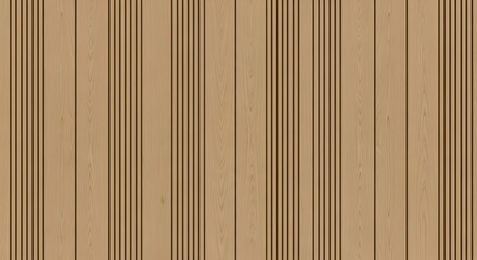Fototapeta premium Natural brown wooden plank fence Brown wood panel seamless texture of a modern vertical wood slat wall,minimalist wooden background