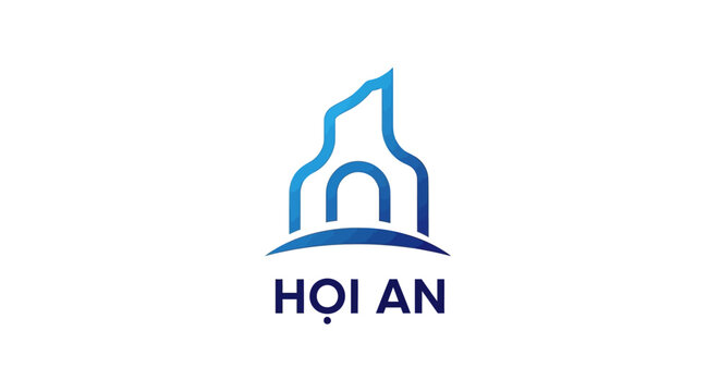 Hoi An Logo - A Modern and Minimalist Architectural Design.