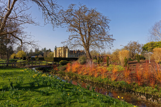 Spring at Hever Castle in Kent England UK