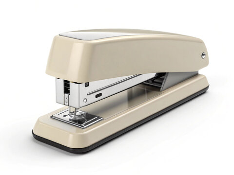 Office stapler isolated for document binding
