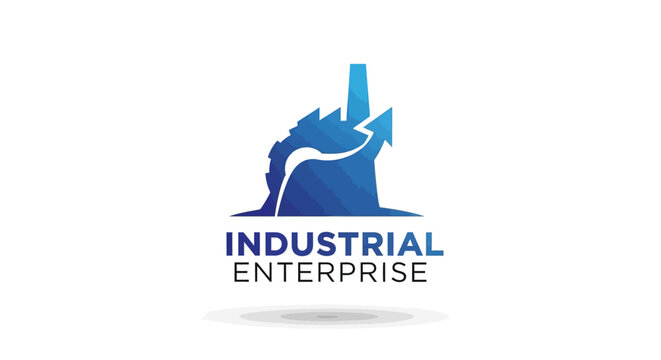 Industrial Enterprise Logo - Modern Design for Business Branding.