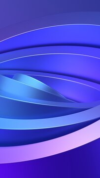 Abstract minimalist background design, vertical 3d render