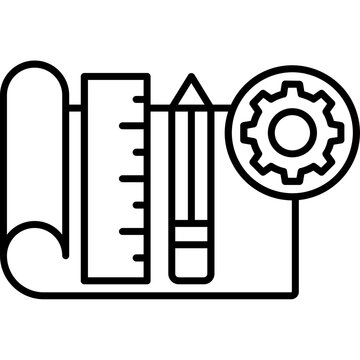 Prototype Sketch Outline Icon