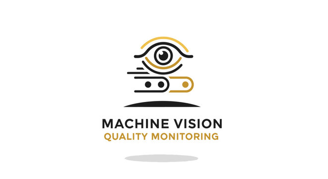 Machine Vision Quality Monitoring Logo for Technology and Inspection.