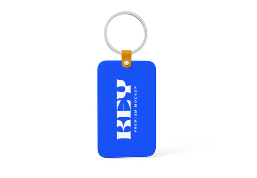 Rectangular Keychain Mockup