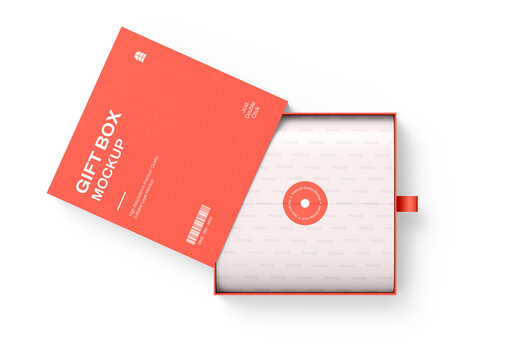 Gift Box Mockup
