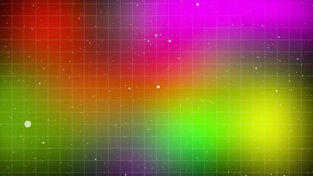 Simple colorful background with mini ball concept animation. 