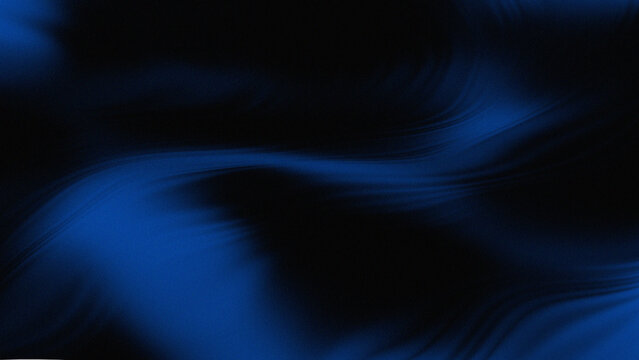 The combination of intense dark blue and jet black gives an elegant, mysterious, and dramatic impression. With smooth curved lines, it creates the impression of silk fabric blowing in the wind or the 