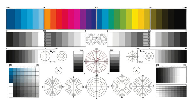 UntitledColor Calibration Chart / Print and Display Test Pattern