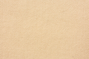 Beige twill fabric texture diagonal weave neutral textile background minimal style