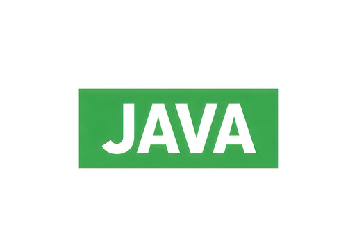 Logo of java programming language in green and white color scheme
