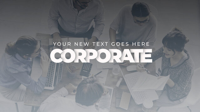 Modern Downward Scroll Business Presentation