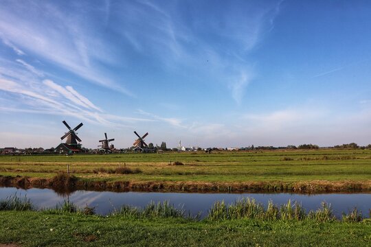 windmill in the field