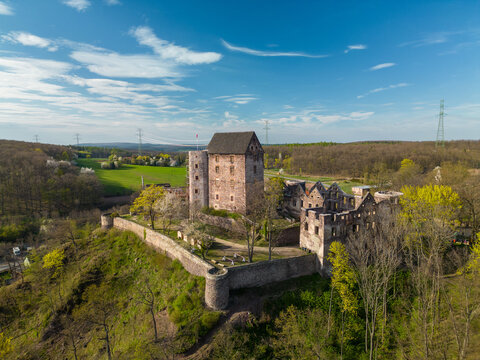 medieval castle Świny in Poland near the town of Bolk&oacute;w