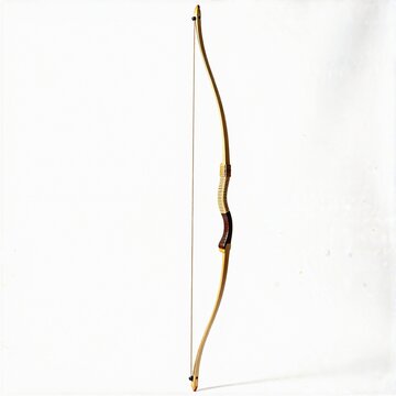 Japanese yumi longbow, white background