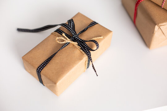 parcel wrapped in a paper