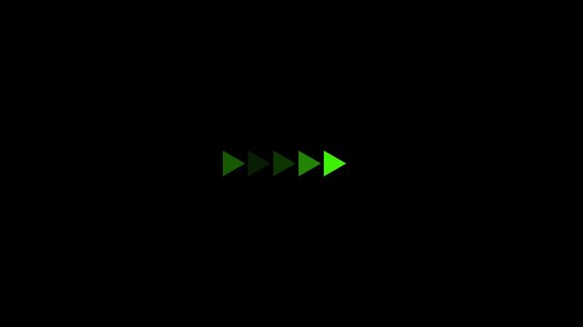 arrow directional sweep arrow on black background