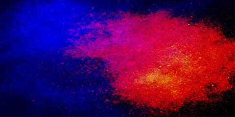 Abstract red grunge background featuring a dark textured design with vibrant fire flames and orange smoke patterns for an energetic fractal art wallpaper © Hena