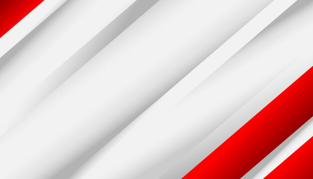 Red curve on a white background vector
