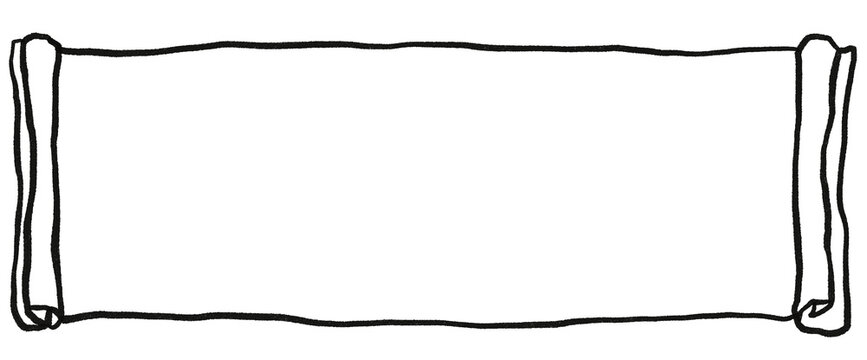 요소 페이퍼 현수막 흑백라인