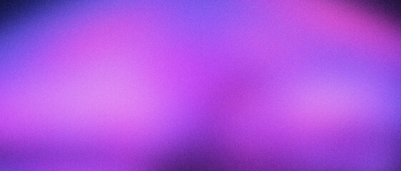 Obraz premium Vibrant purple gradient background with soft neon lighting, abstract violet blur texture for modern digital design, ethereal magenta glow backdrop for creative social media and web banners.