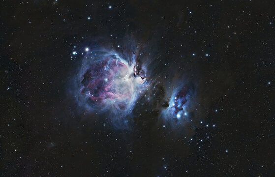 The Orion Nebula (M42), a stellar nursery where new stars are born