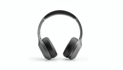 Obraz premium Sleek wireless headphones isolated