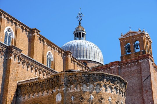 Dome of the Basilica dei Santi Giovanni e Paolo, Castello, Venice, Veneto, Italy