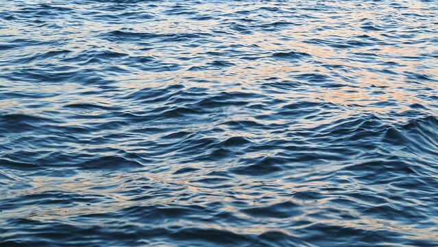 Sea, water surface with small waves, Italy