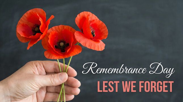 Remembrance Day poppies