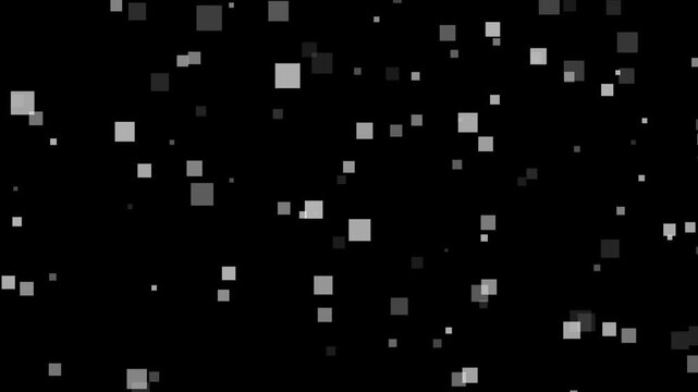 Dynamic pixelated glitch effect transitioning to static noise digital distortion