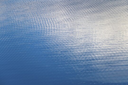 Clouds reflected in Lake Pielinen, Koli National Park, North Karelia, Finland
