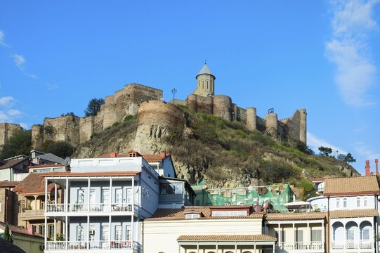 Narikala Fortress and Saint Nicholas Church, Tbilisi, Georgia
