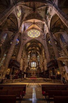 Interior, Altrar Room of Palma Cathedral, Cathedral of Saint Mary, Palma, Majorca, Spain