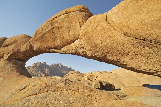 Granite arch near the Spitzkoppe mountain, Namibia, Africa